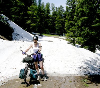 Bicycle Camping, Meaden Mountain Pass, Colorado.
Alternate Route on Great Divide Mountain Bike Route (GDMBR).